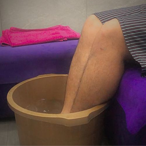 massage sa đéc san san ngâm chân